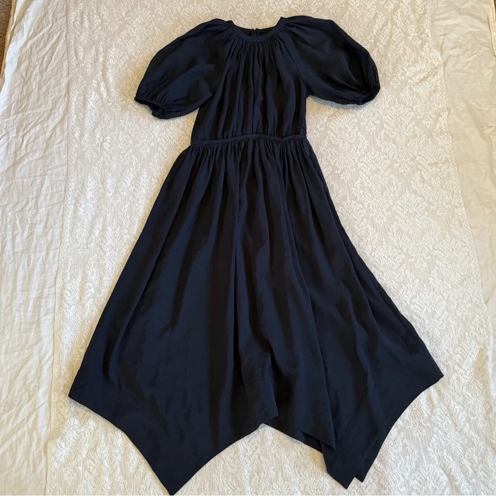 Ulla Johnson Cybil puff sleeve handkerchief hem  maxi dress - Picture 3 of 15